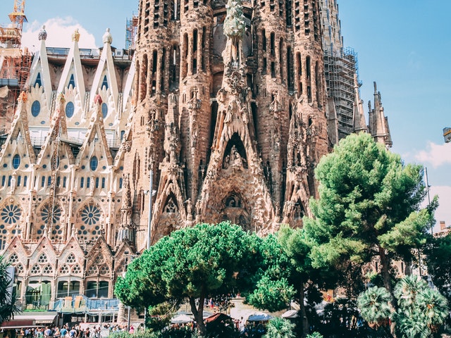 Sagrada Familia i Barcelona.